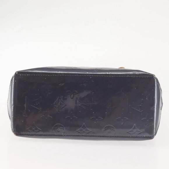 LOUIS VUITTON Monogram Vernis Reade PM Hand Bag Indigo M91335 LV Auth 144063 - Picture 6 of 15